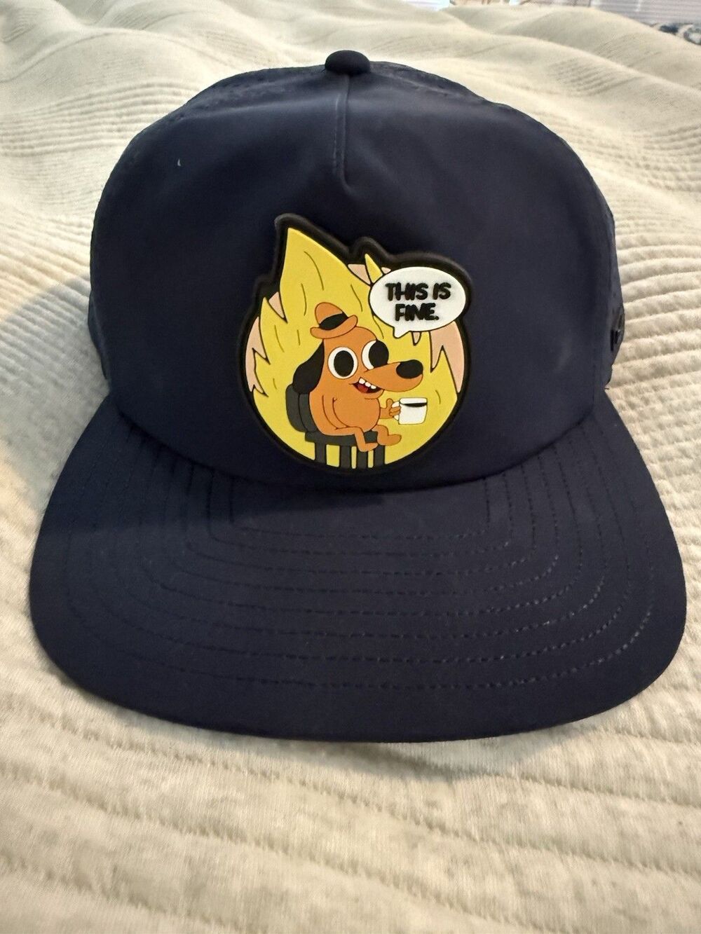 Melin Coronado Hydro “This Is Fine” Custom Hat One Of One